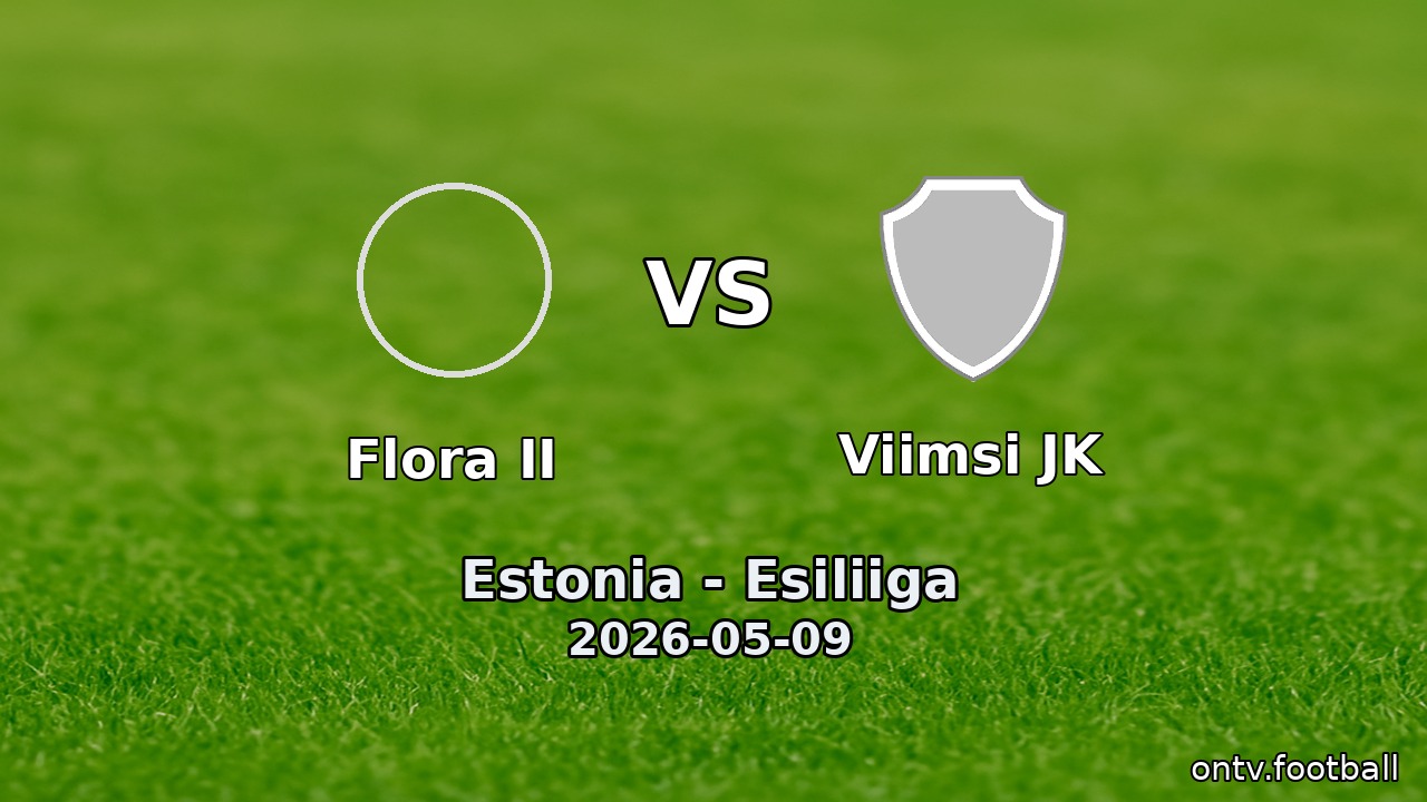 Flora II vs Viimsi JK