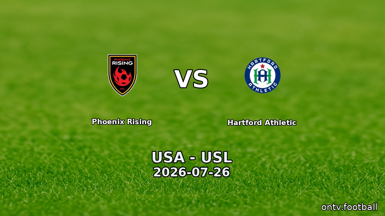 Phoenix Rising vs Hartford Athletic