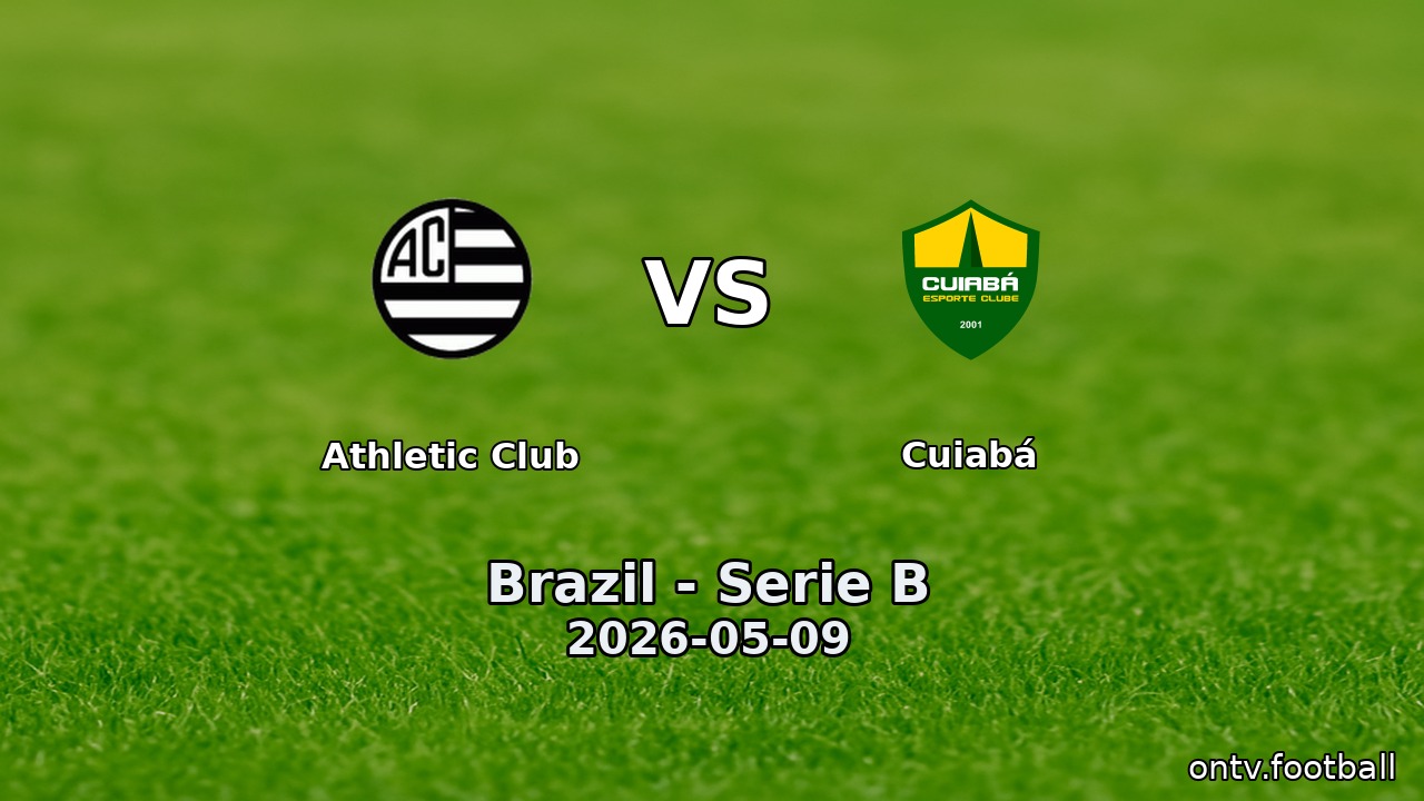 Athletic Club vs Cuiabá