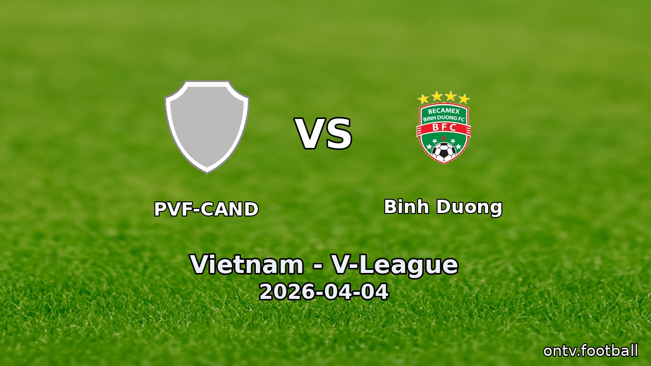 PVF-CAND vs Binh Duong