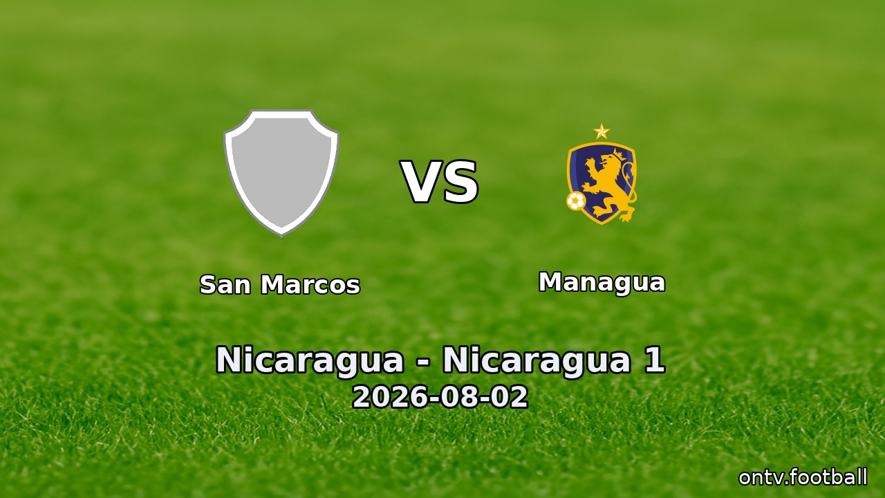 San Marcos vs Managua