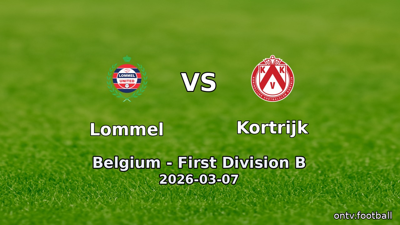Lommel vs Kortrijk