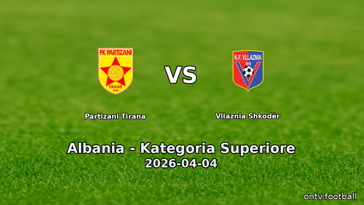 Partizani Tirana vs Vllaznia Shkodër