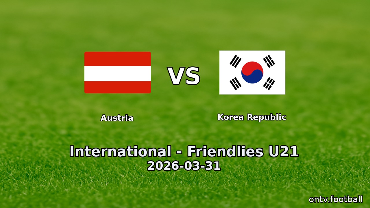 Austria vs Korea Republic