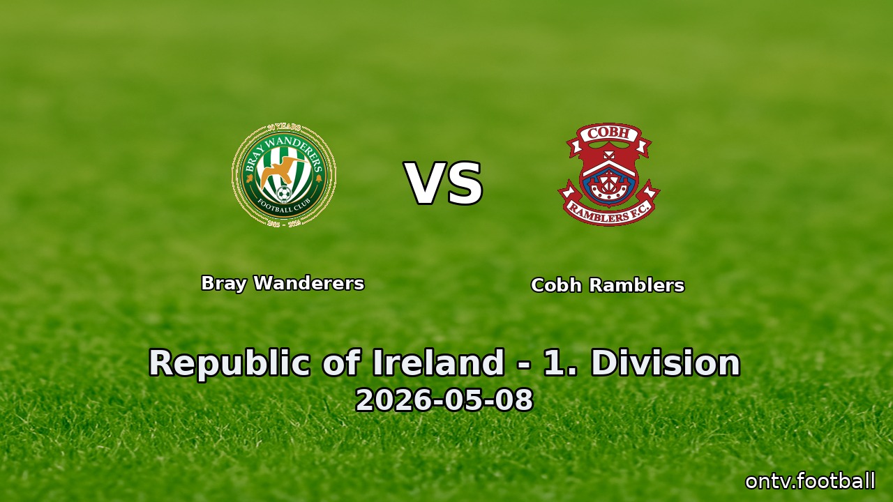 Bray Wanderers vs Cobh Ramblers