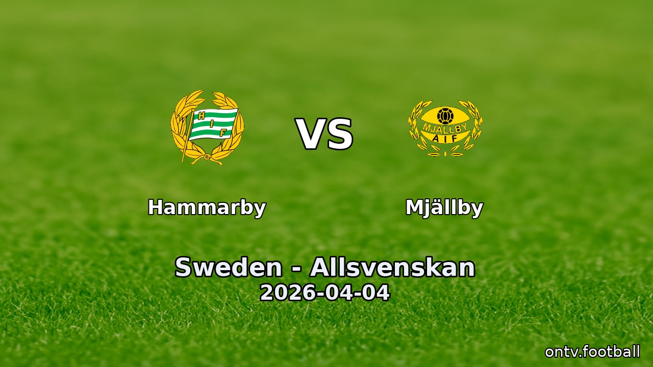 Hammarby vs Mjällby