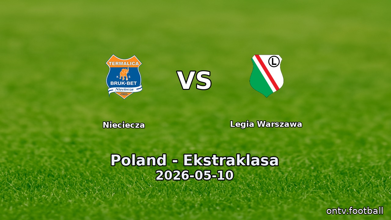 Nieciecza vs Legia Warszawa