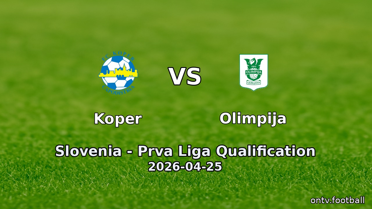 Koper vs Olimpija