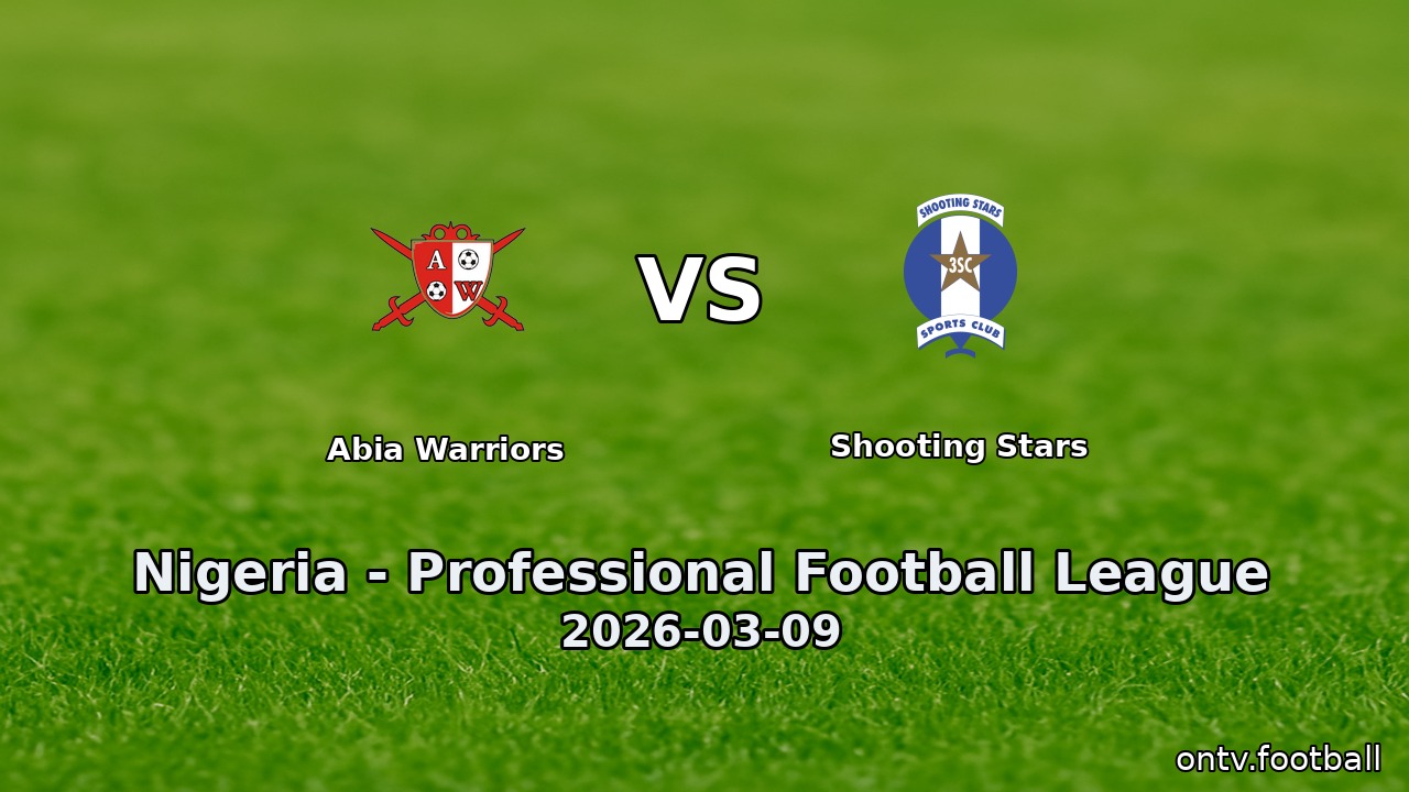 Abia Warriors vs Shooting Stars
