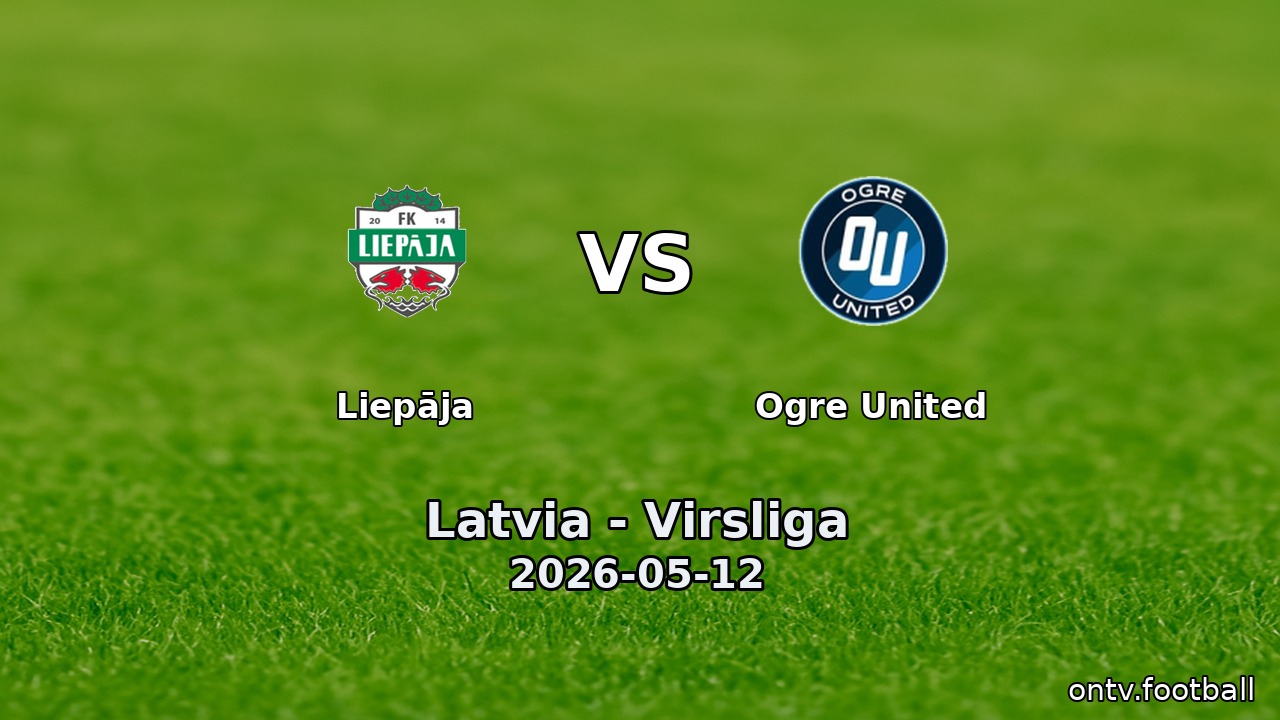 Liepāja vs Ogre United