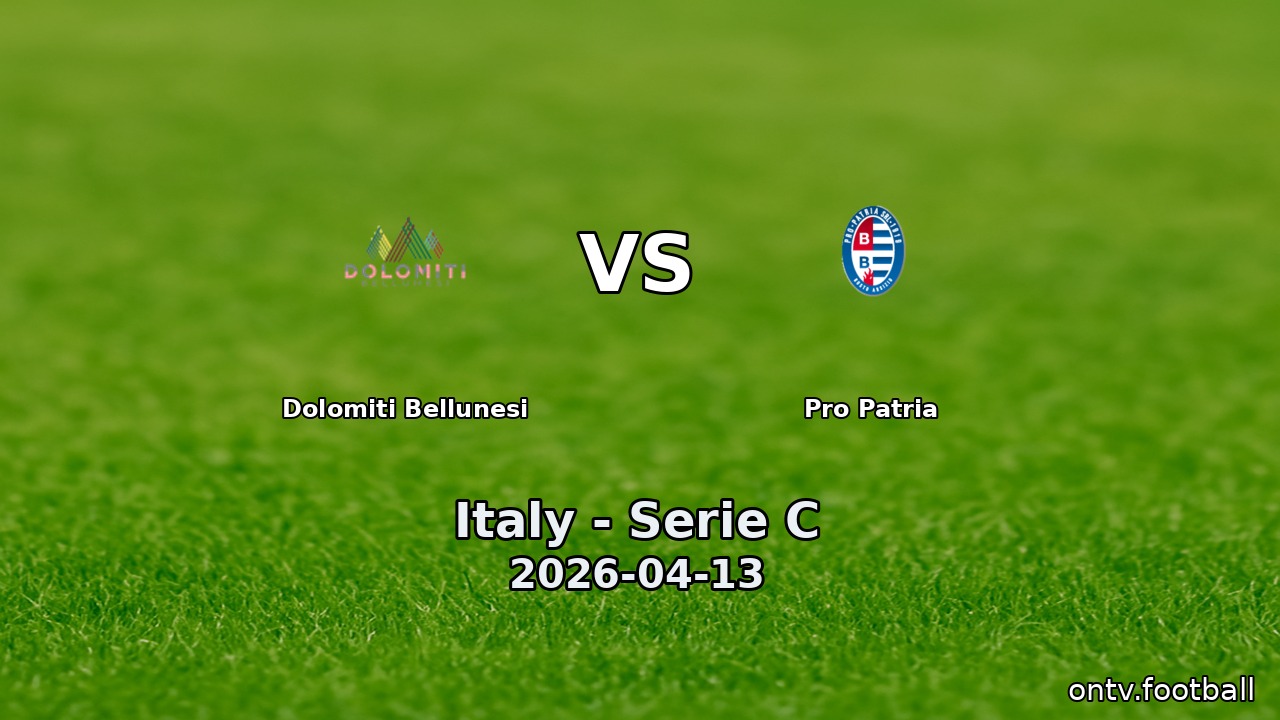 Dolomiti Bellunesi vs Pro Patria