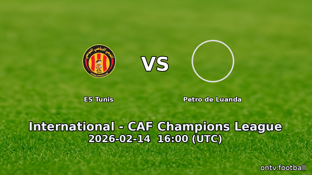 ES Tunis vs Petro de Luanda