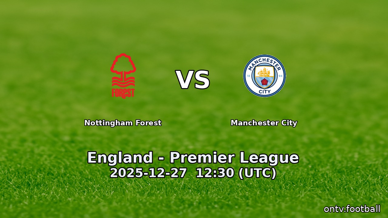 nottingham forest vs man city