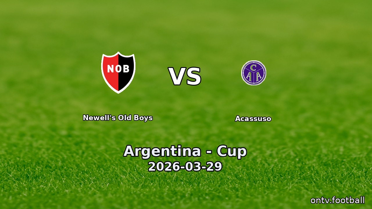 Newell's Old Boys vs Acassuso