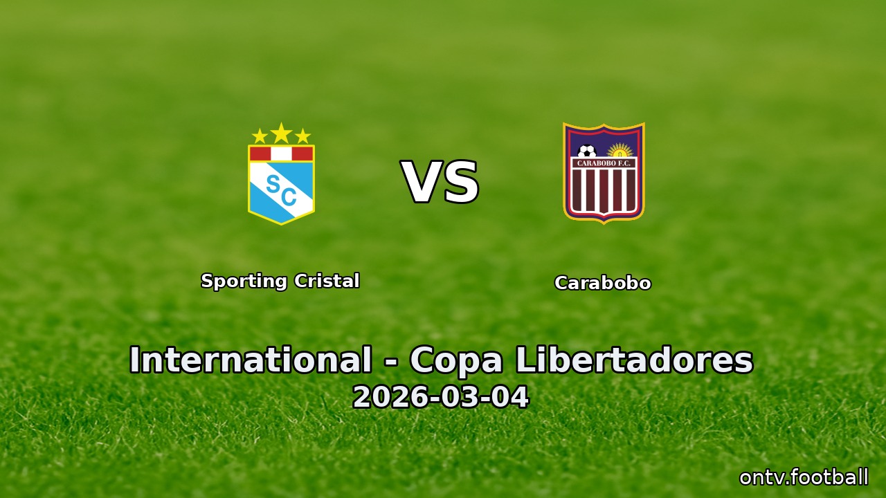 Sporting Cristal vs Carabobo