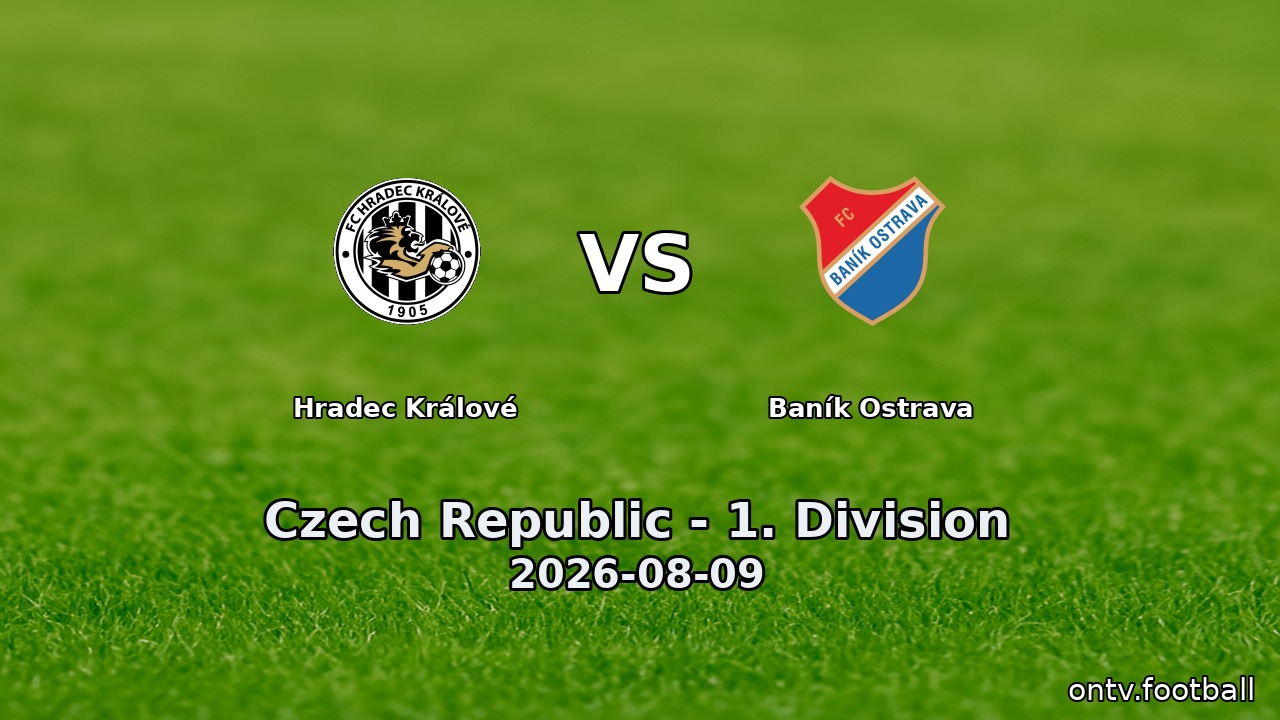 Hradec Králové vs Baník Ostrava