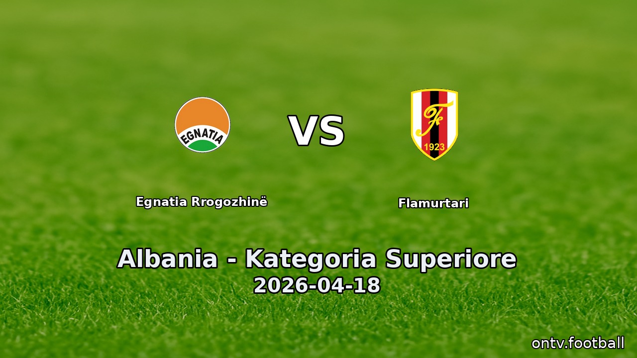 Egnatia Rrogozhinë vs Flamurtari
