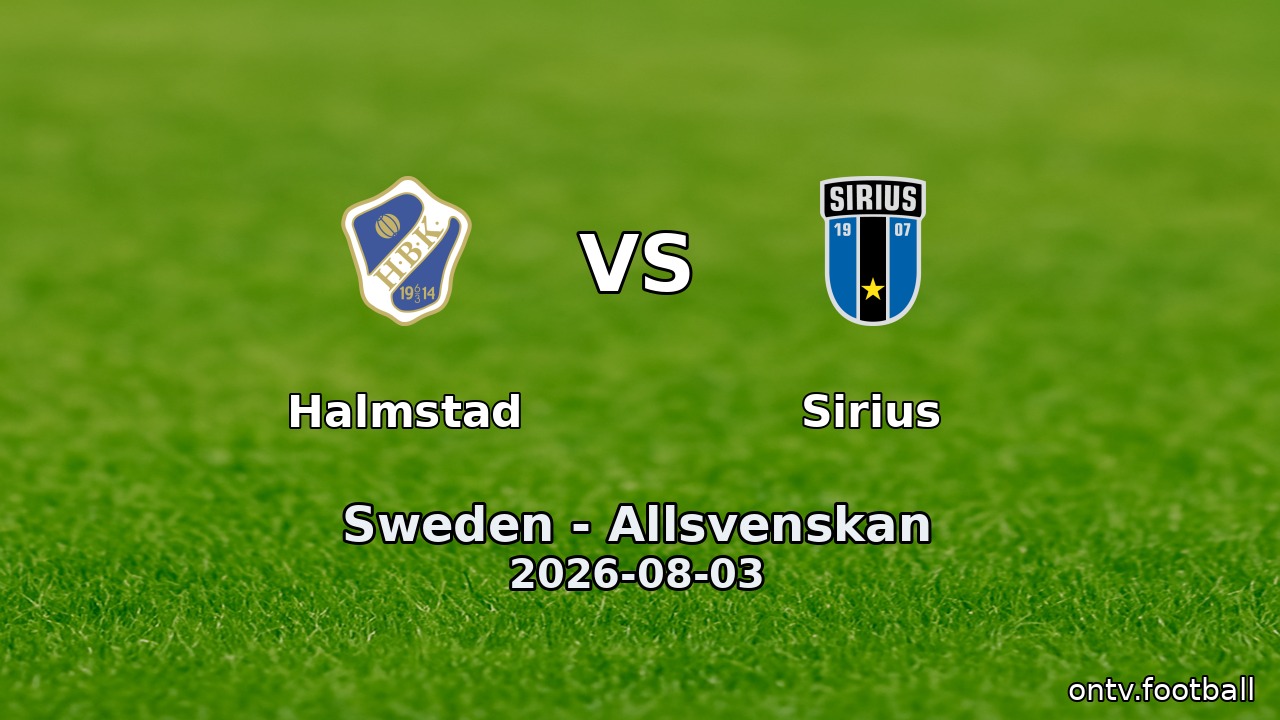 Halmstad vs Sirius