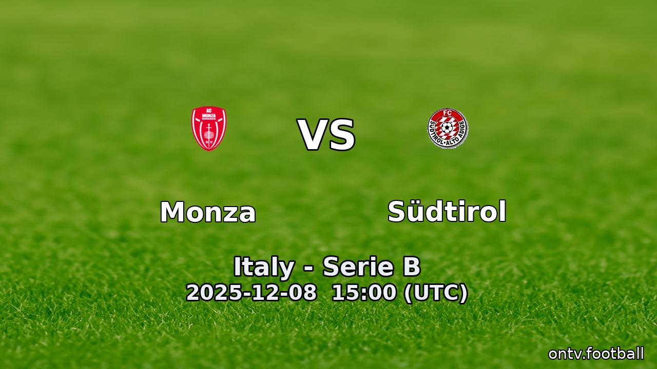 Monza vs Südtirol