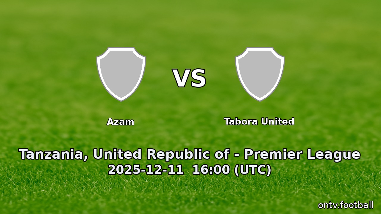 Azam vs Tabora United