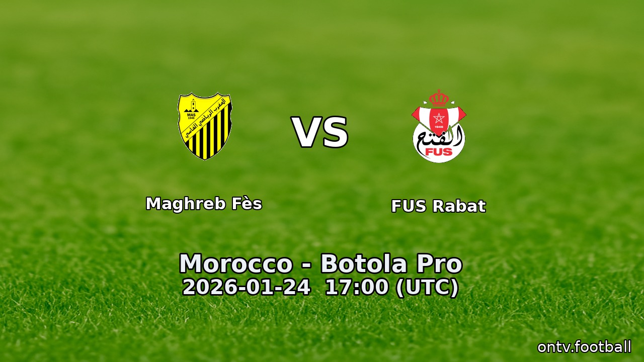 Maghreb Fès vs FUS Rabat