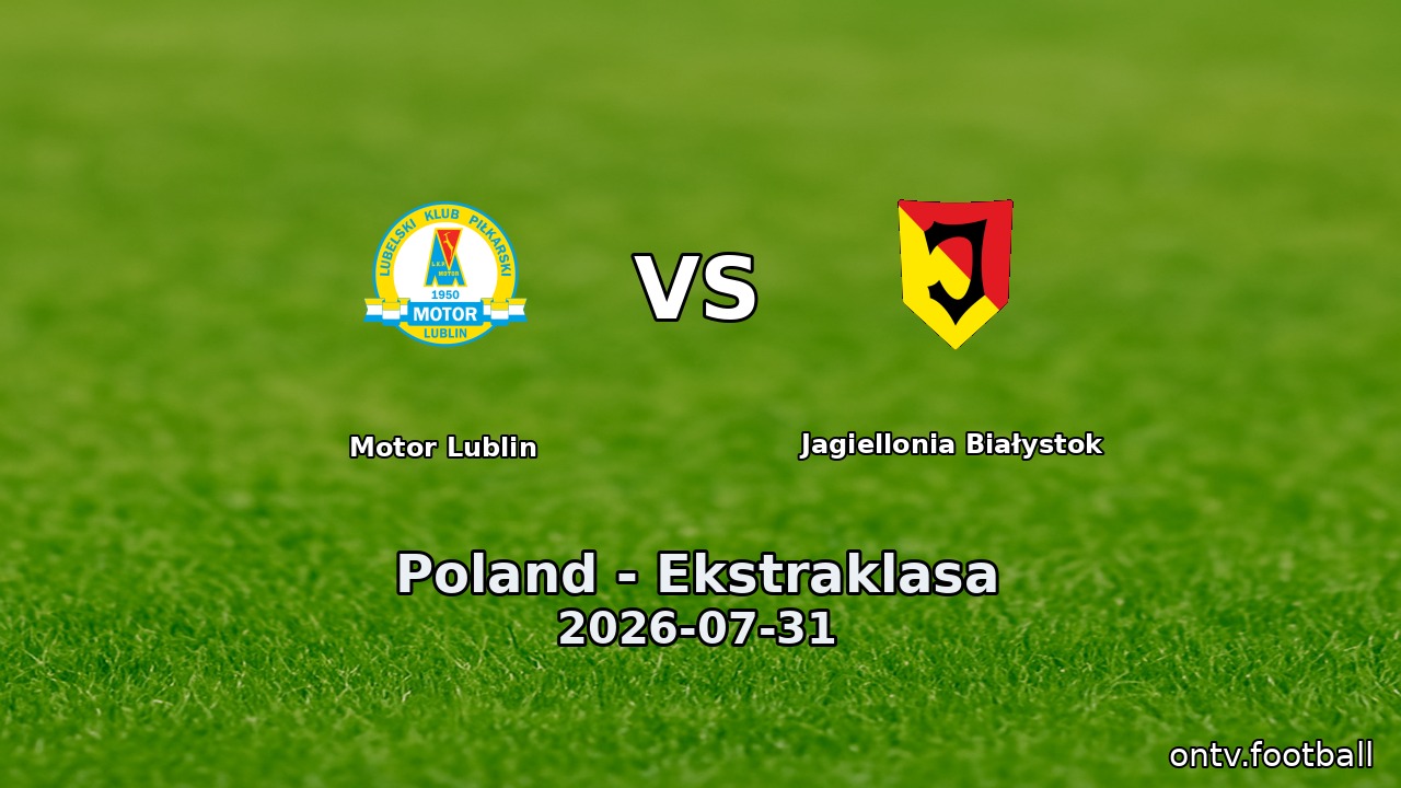 Motor Lublin vs Jagiellonia Białystok
