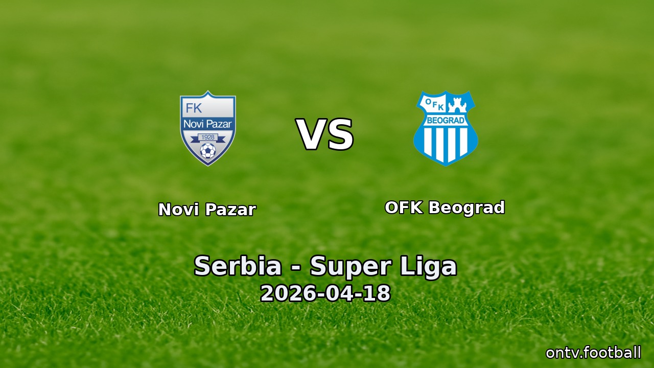 Novi Pazar vs OFK Beograd