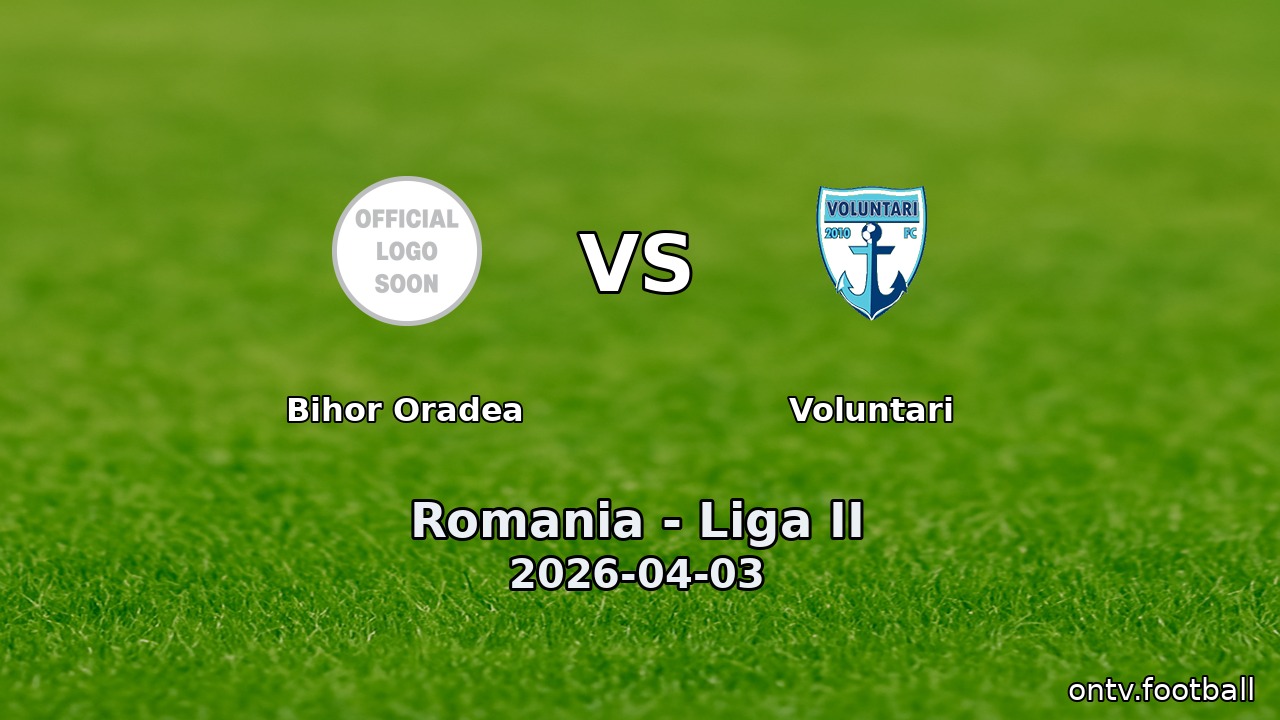 Bihor Oradea vs Voluntari