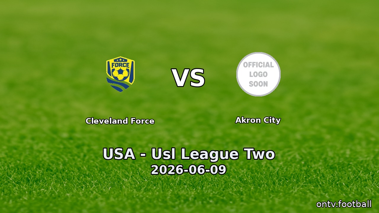 Cleveland Force vs Akron City