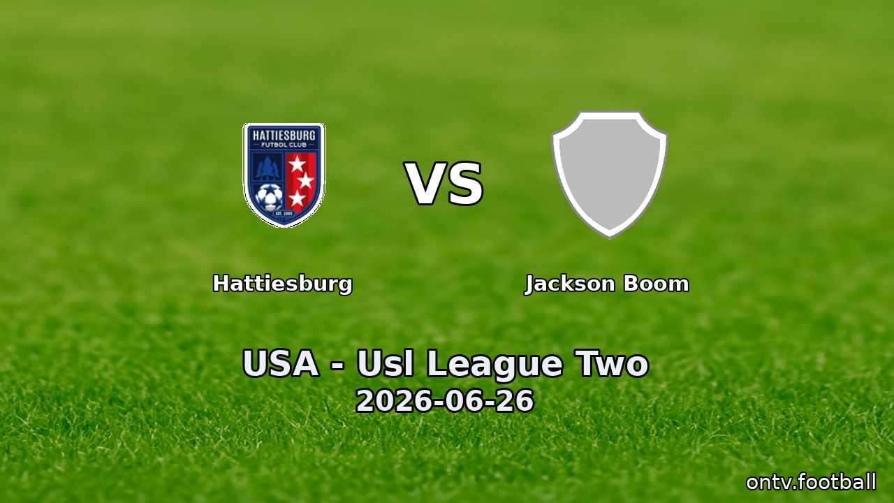 Hattiesburg vs Jackson Boom