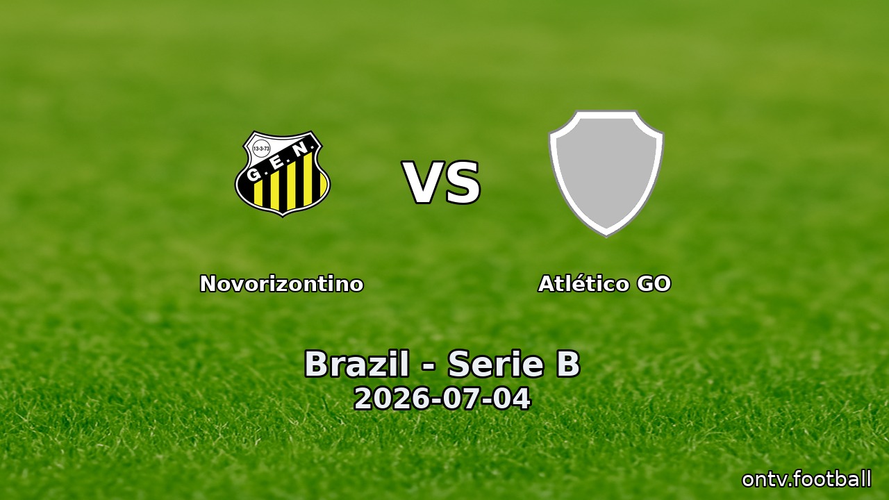 Novorizontino vs Atlético GO