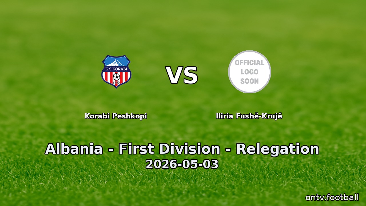 Korabi Peshkopi vs Iliria Fushë-Krujë