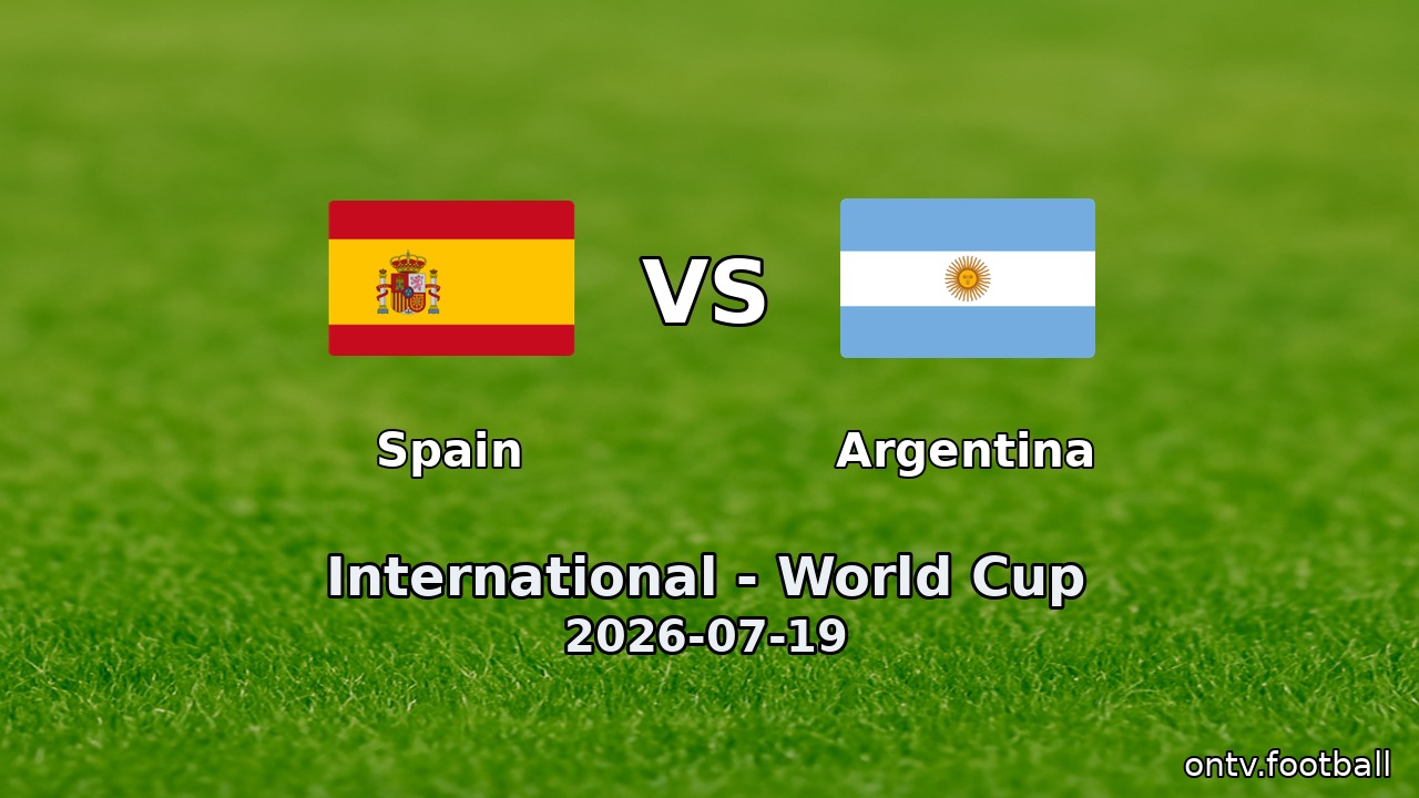 Spain vs Argentina