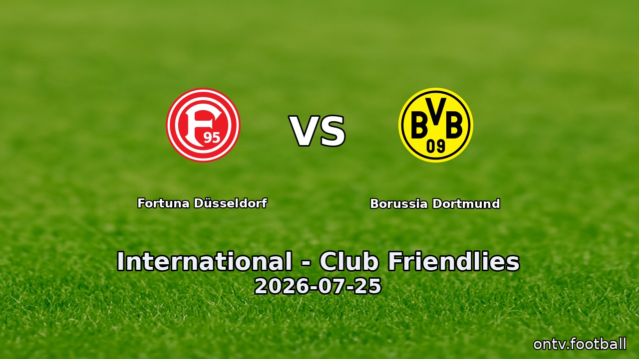 Fortuna Düsseldorf vs Borussia Dortmund