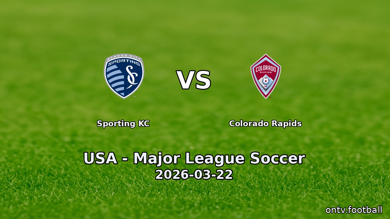 Sporting KC vs Colorado Rapids