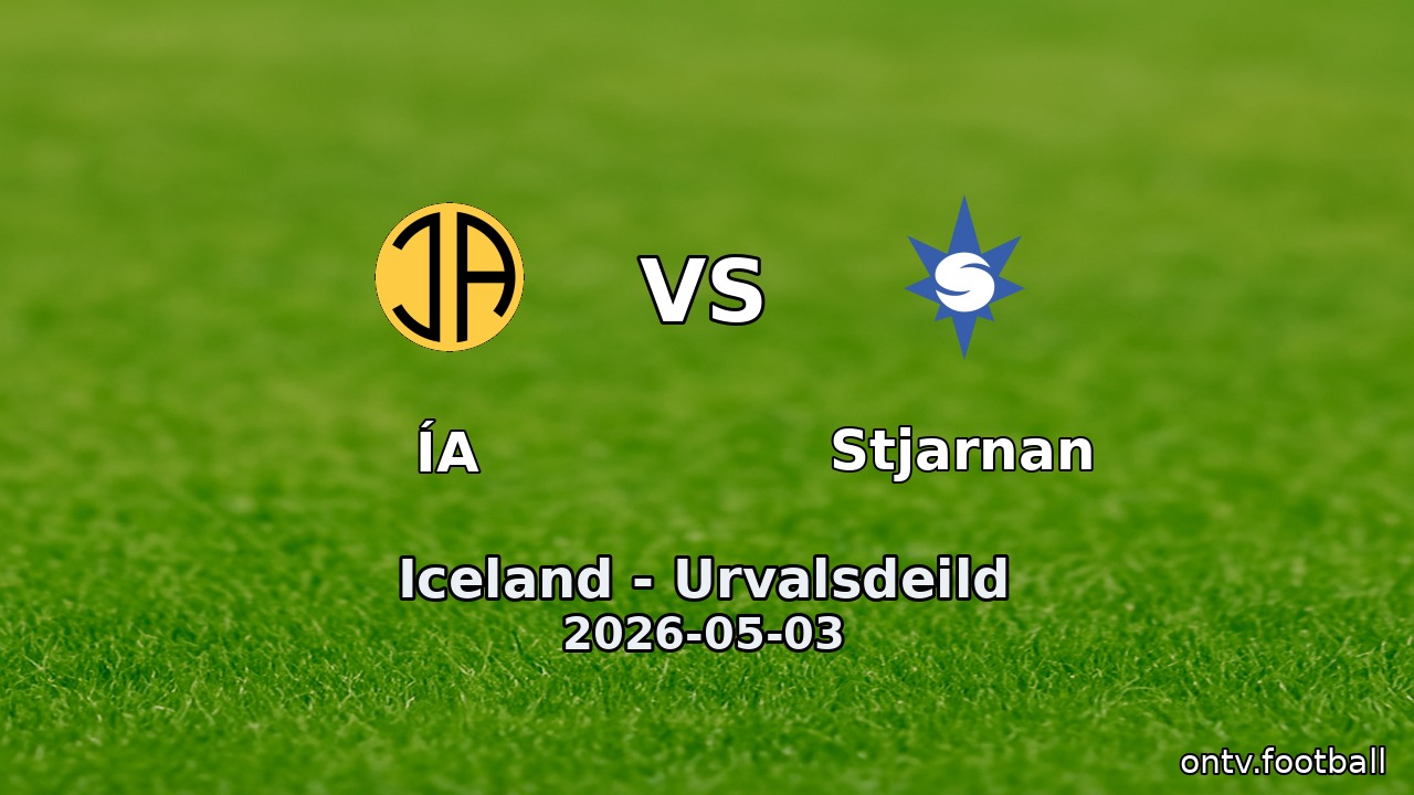 ÍA vs Stjarnan