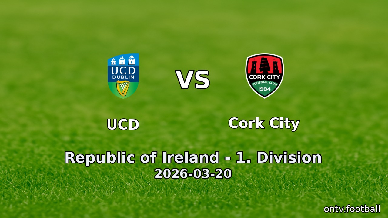 UCD vs Cork City