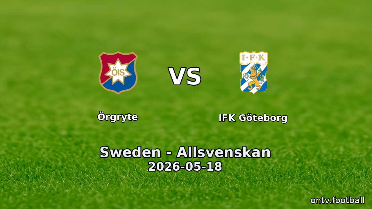 Örgryte vs IFK Göteborg