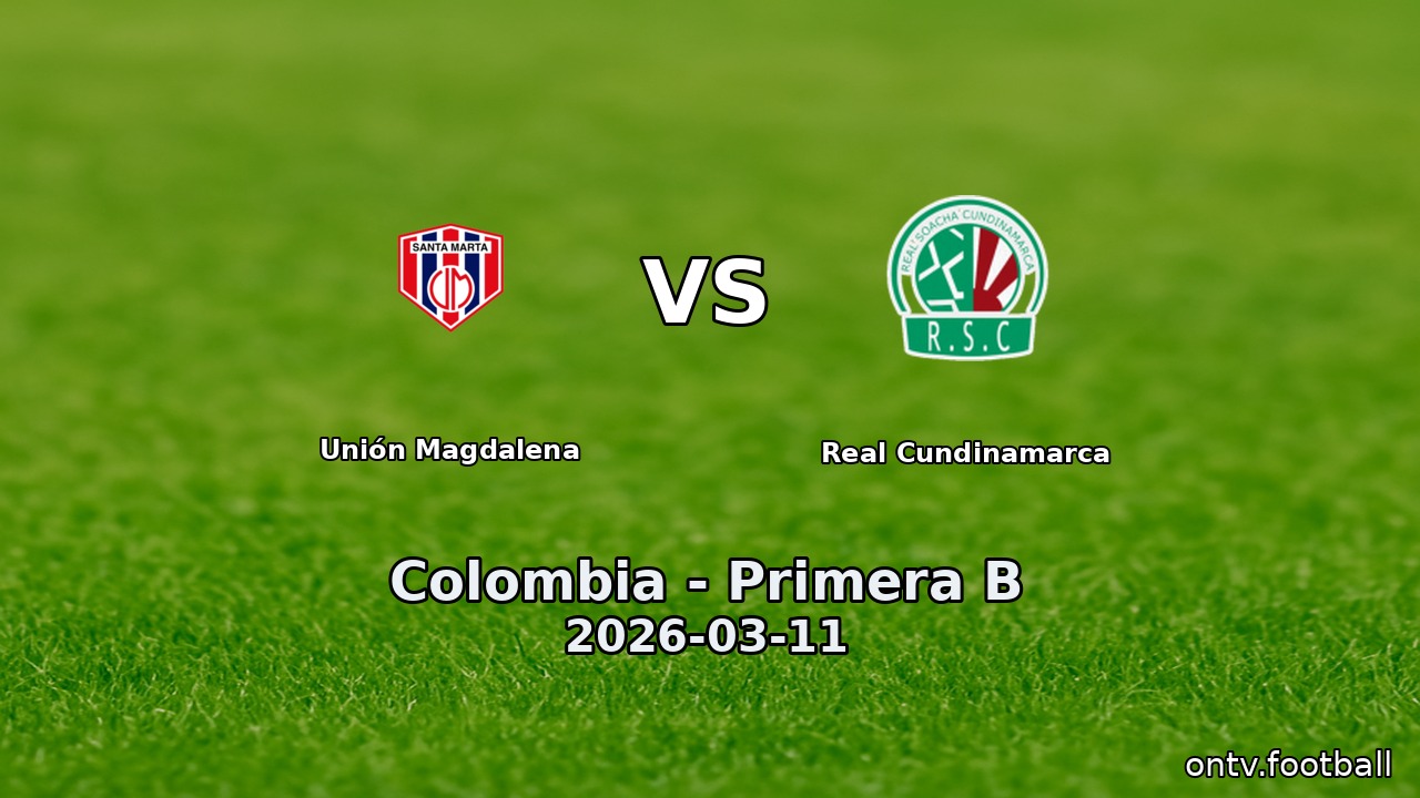 Unión Magdalena vs Real Cundinamarca