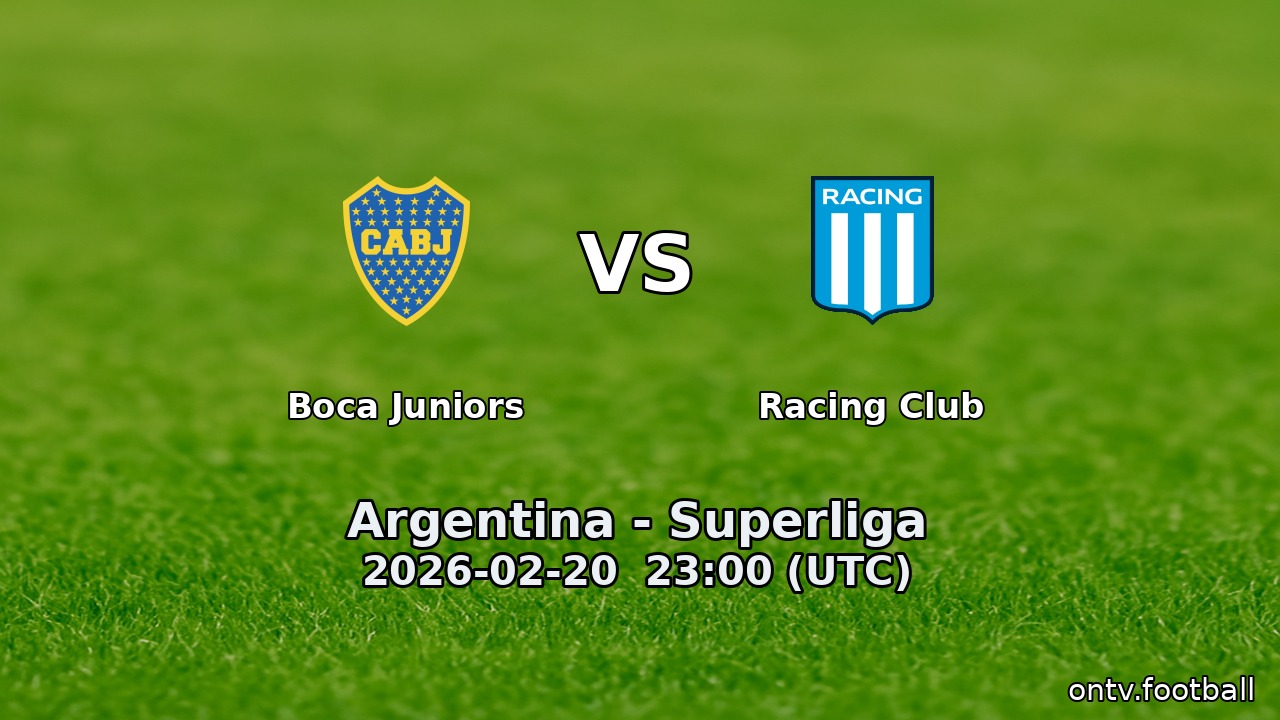 Boca Juniors vs Racing Club