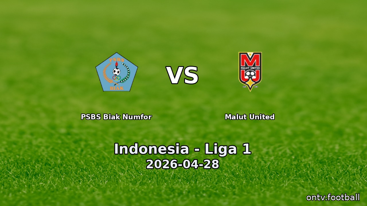 PSBS Biak Numfor vs Malut United