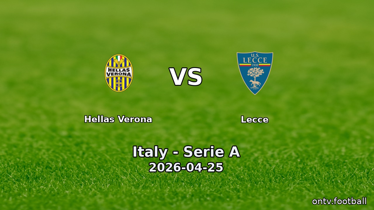 Hellas Verona vs Lecce