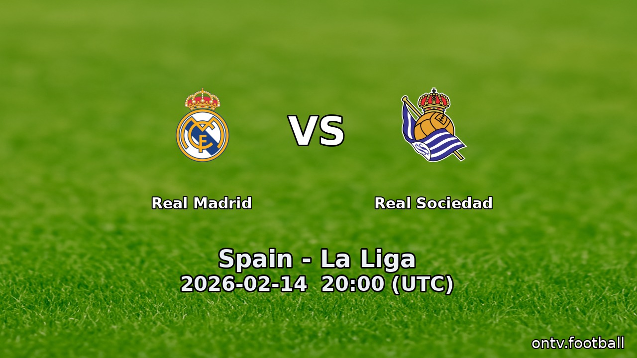 Real Madrid vs Real Sociedad