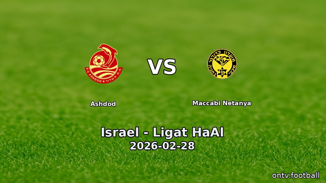 Ashdod vs Maccabi Netanya