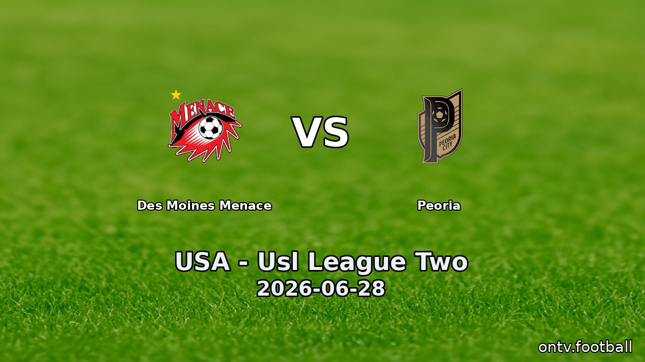 Des Moines Menace vs Peoria