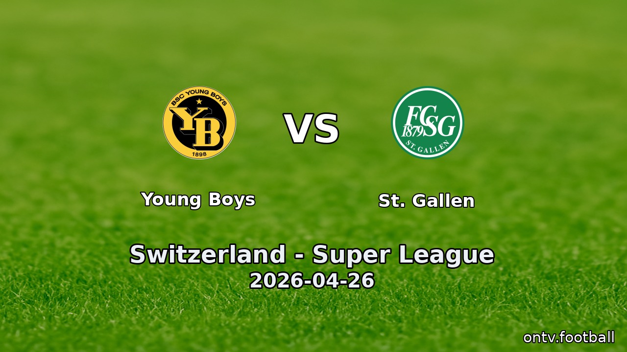 Young Boys vs St. Gallen