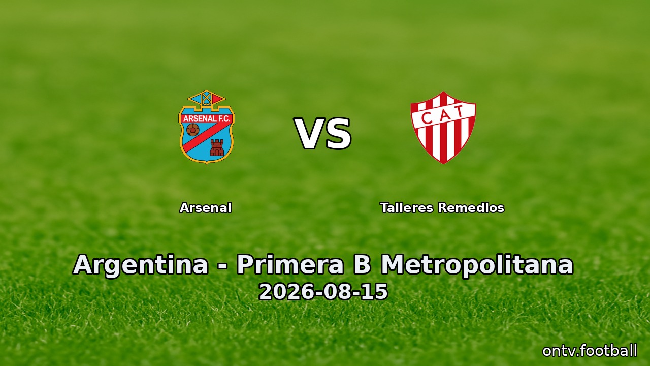Arsenal vs Talleres Remedios