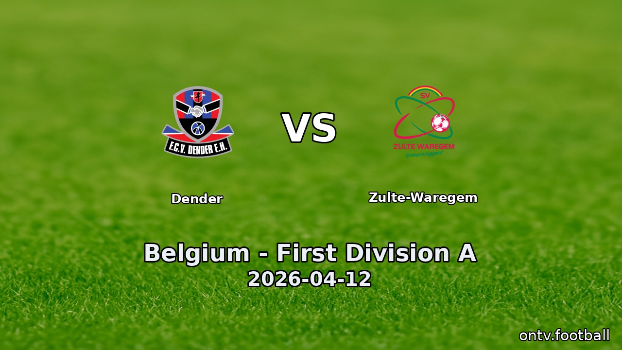 Dender vs Zulte-Waregem