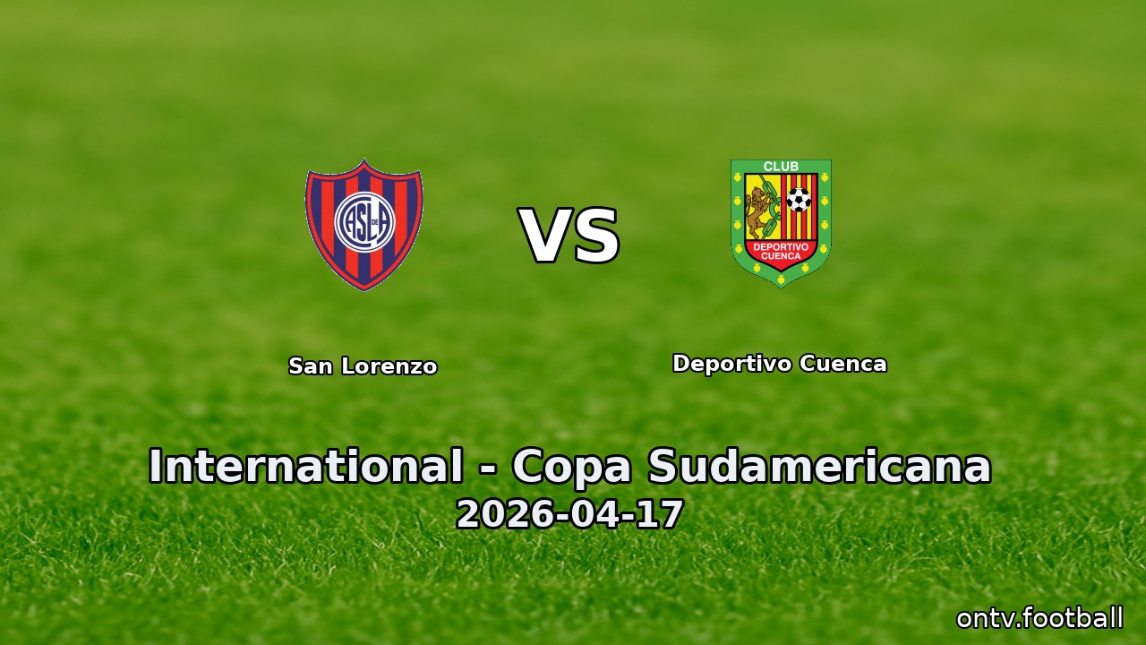 San Lorenzo vs Deportivo Cuenca