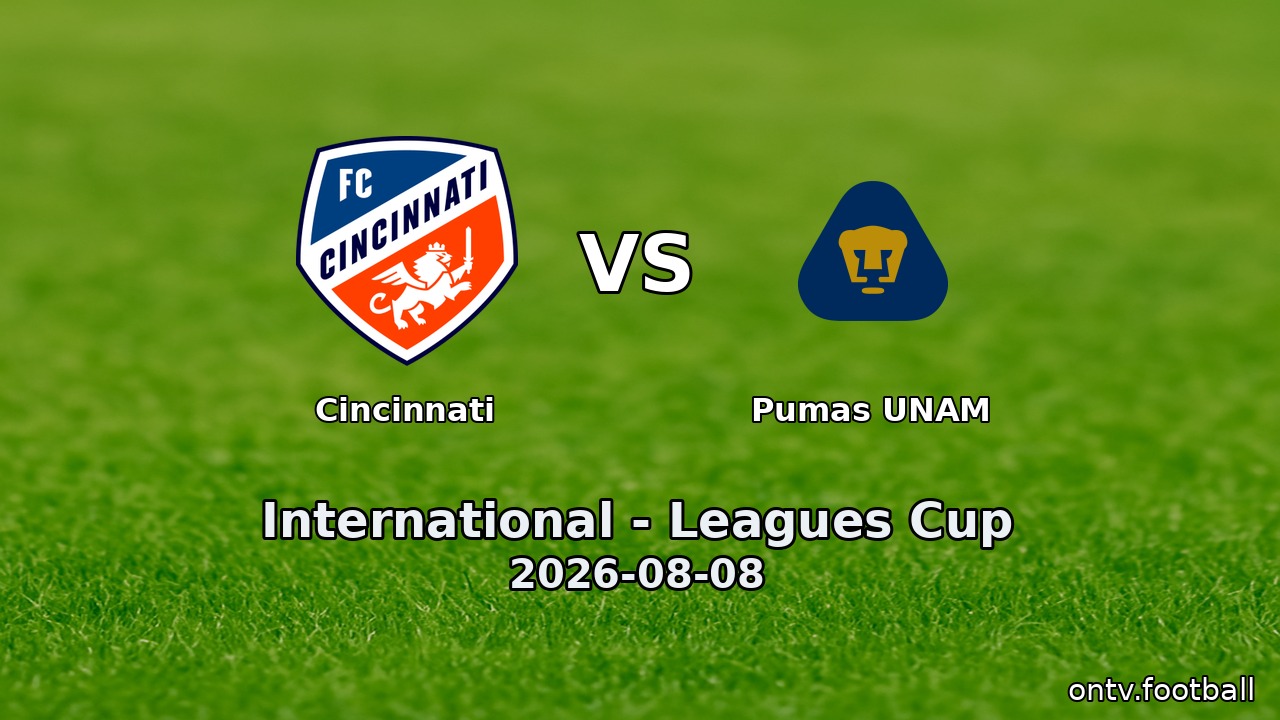 Cincinnati vs Pumas UNAM